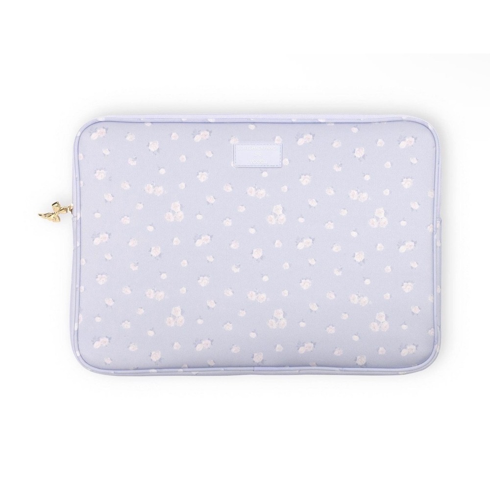 LoveShackFancy x Yoobi 15 inch Laptop Sleeve Everblooming Rosettes Ditsy Floral